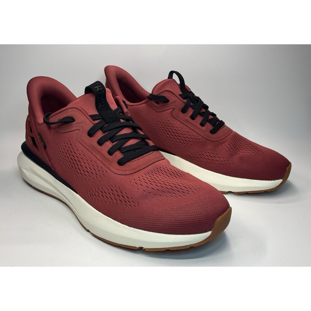 Kizik Mens Athens 2 Red Hands Free Sneakers Athletic Running Shoes Size 11.5